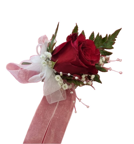 Single Rose Wrist Corsage