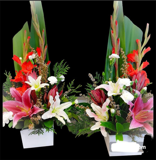 Twin Church Flower Arrangements