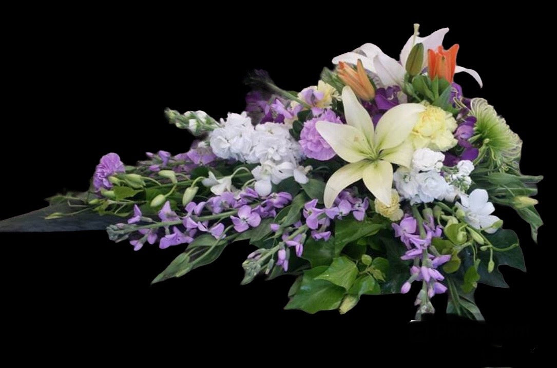 Dawn Single Ended Casket Spray Flower Arrangement