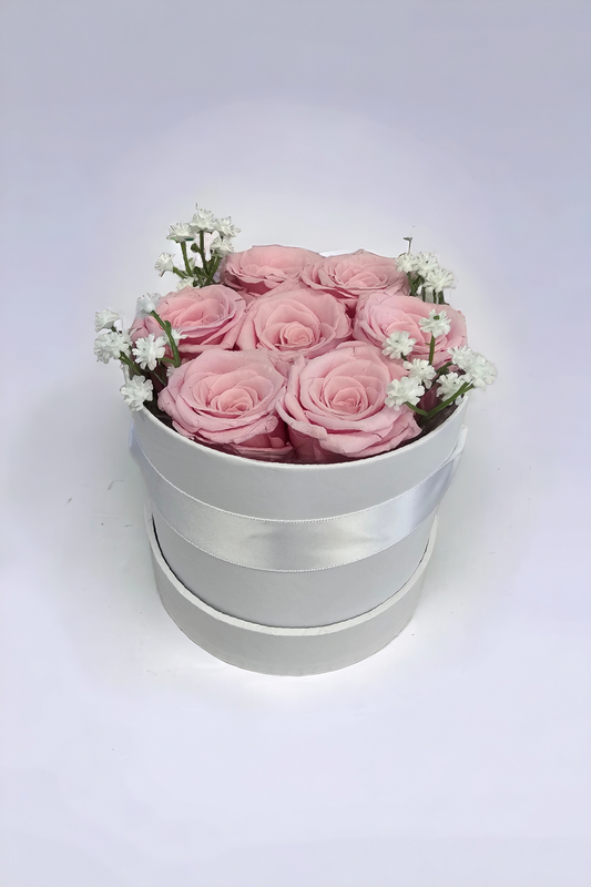 Preserved Rose Hat Box