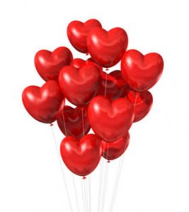 Love Heart Helium Balloon