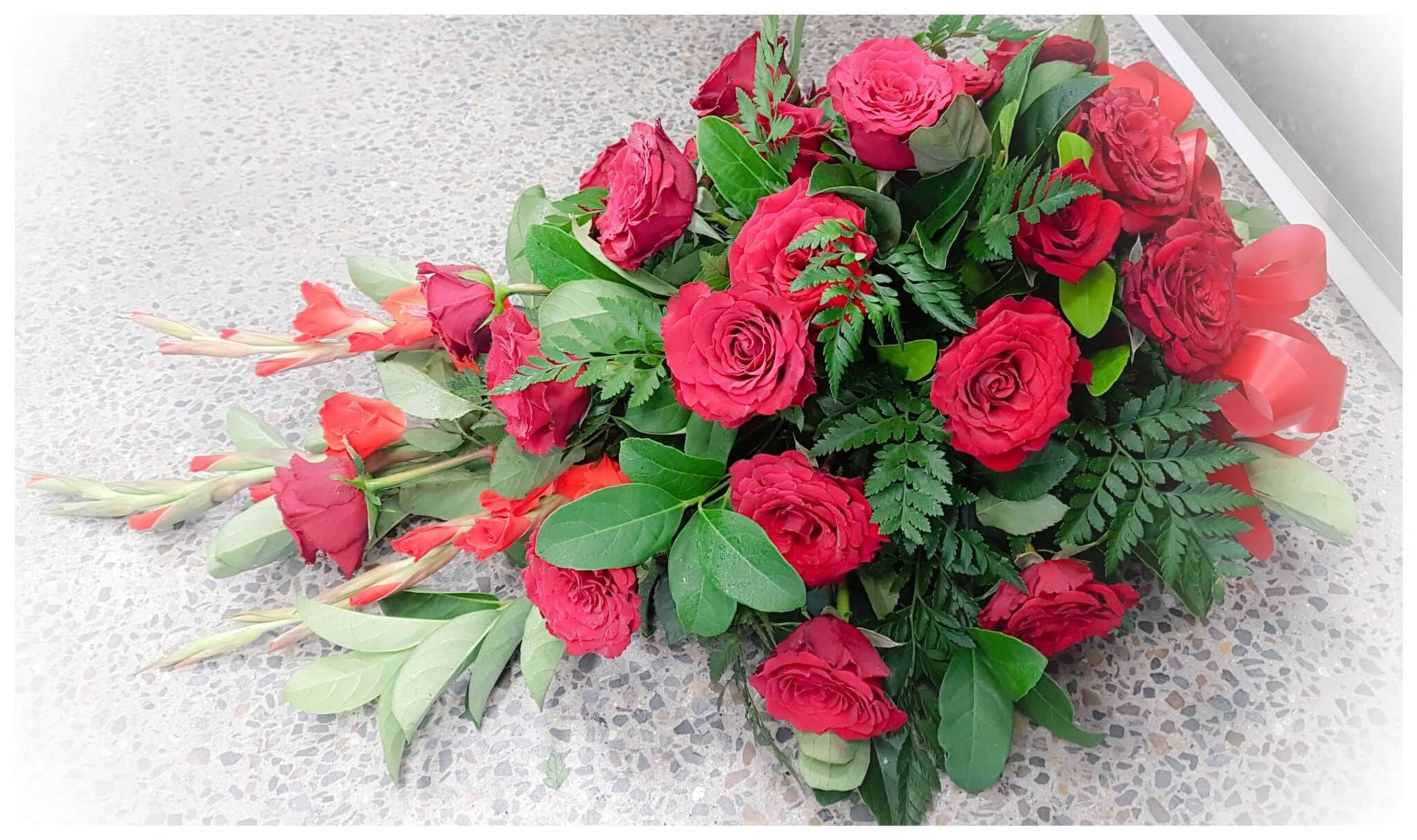 Rose Single Ended Spray Flower Arrangement Flower Shop Adelaide